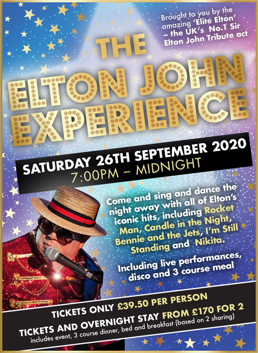 Elton John Party Night , Lynford Hall, Norfolk 2020